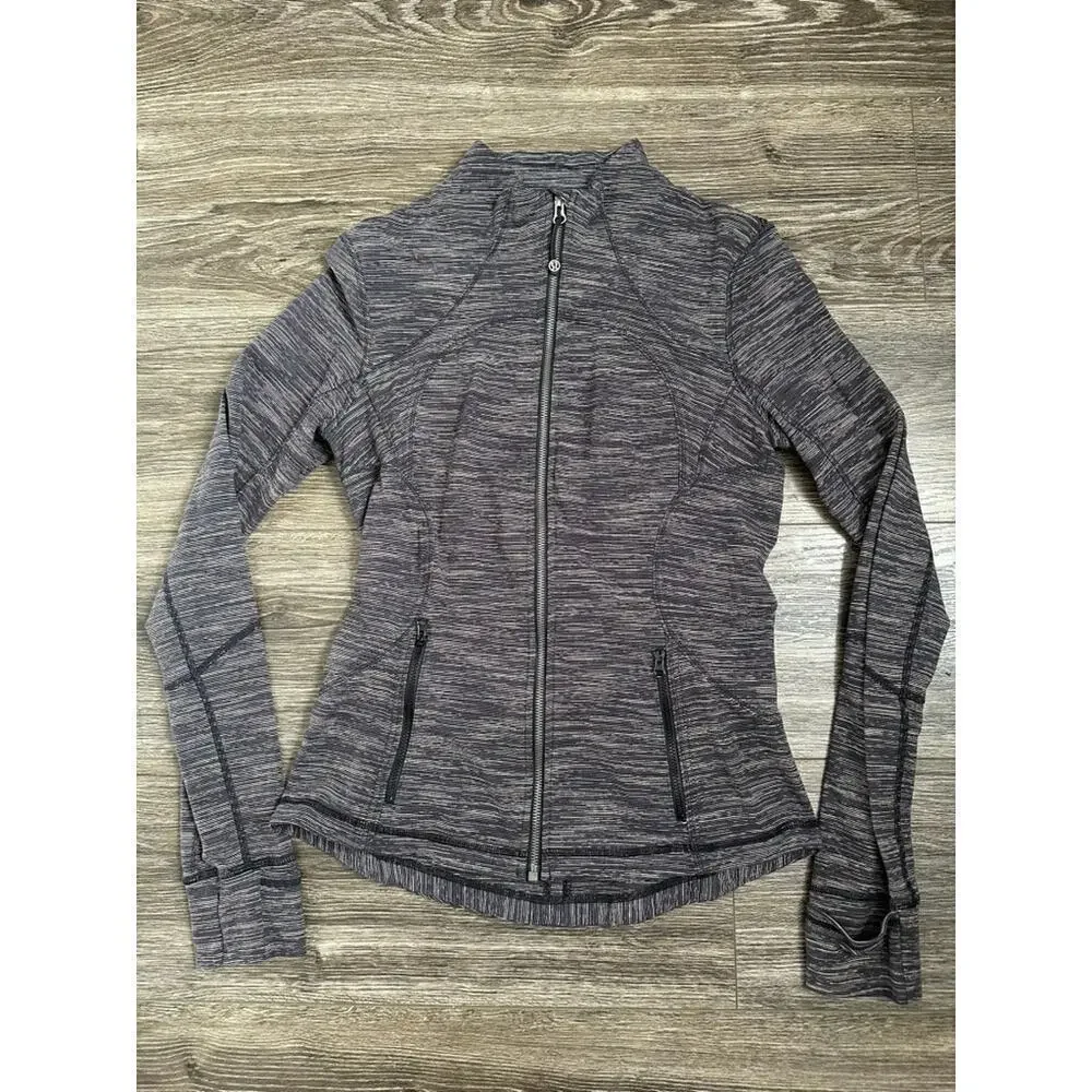 Lululemon Forme Jacket *Cuffins Wee Are From Space Black Cashew 8